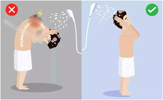 shower postures